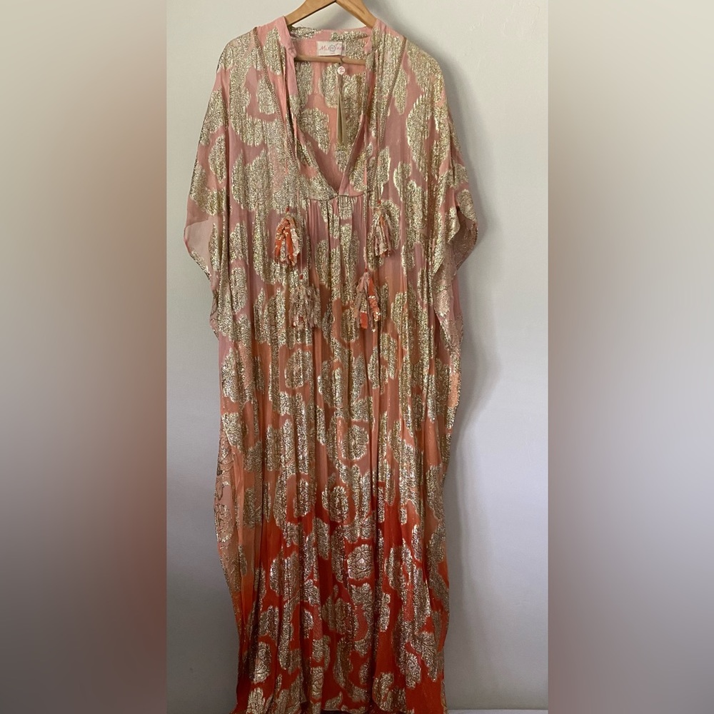 Miss June Paris -Bodhi Caftan -Peach